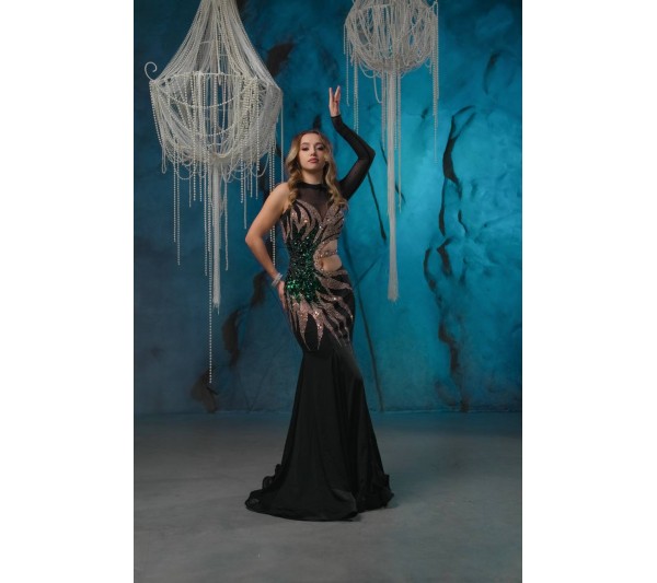 Professional bellydance costume (Classic 416 a-available)